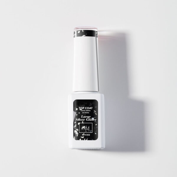 Le Top Coat - Large Silver Glitter